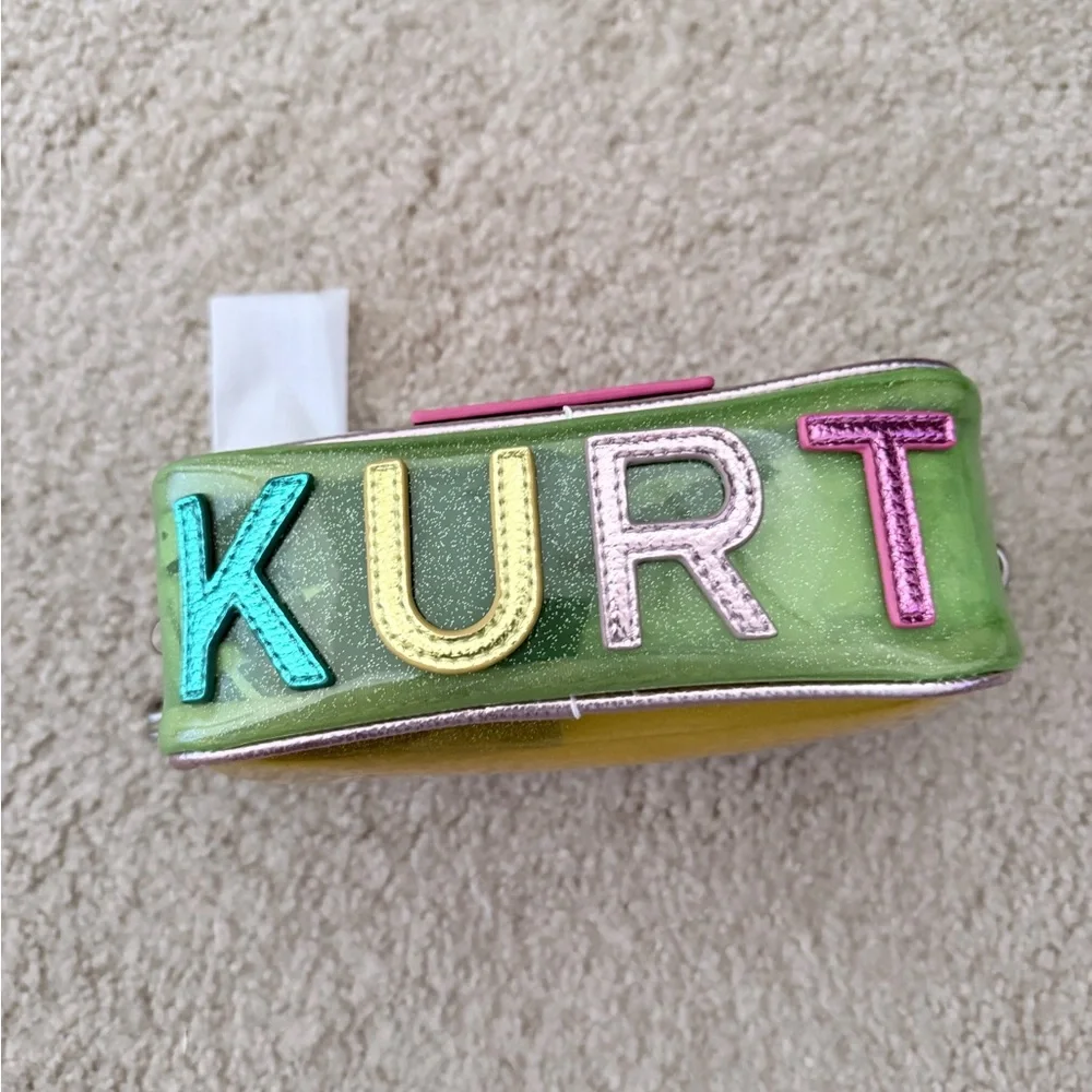 Kurt Geiger Pink and Gold Camera style Bag - Picture 4 of 4